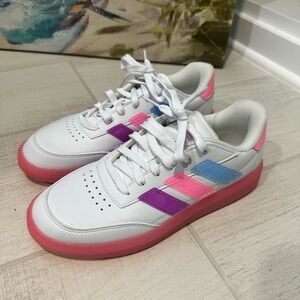 Adidas White and Pink Sneakers